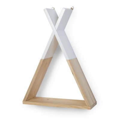 CHILDHOME  &Eacute;tag&egrave;re Tipi Bois de fr&ecirc;ne Blanc WSTIPI