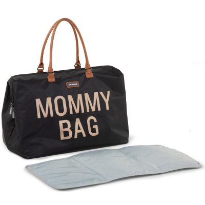 CHILDHOME  sac &agrave; couches mommy bag noir nylon oxford 424561
