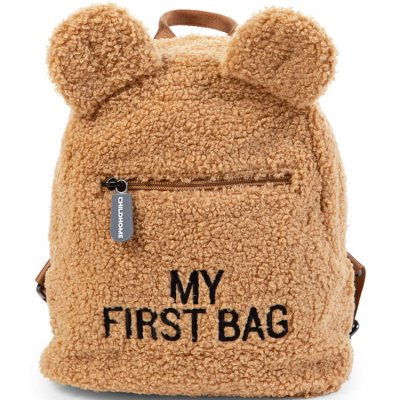CHILDHOME  Sac &agrave; dos pour enfants My First Bag Teddy Beige