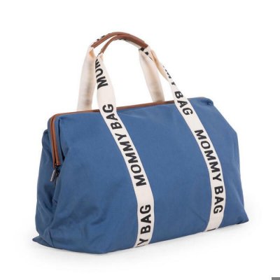 CHILDHOME  Sac &agrave; langer Mommy Bag Signatur Canvas indigo