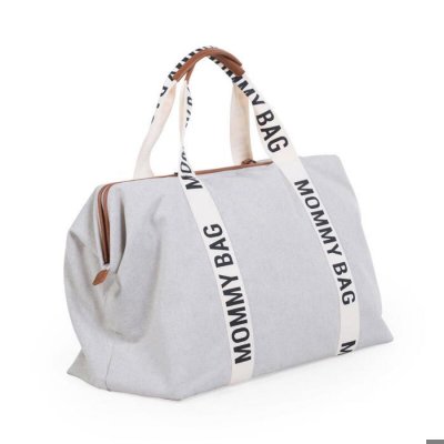 CHILDHOME  Sac &agrave; langer Mommy Bag Signatur Canvas offwhite