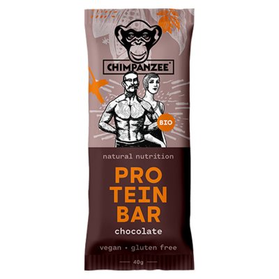 CHIMPANZEE  Barre de prot&eacute;ines Bio Chocolat (Vegan, cru, sans Gluten)