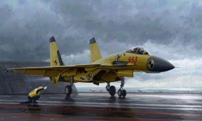 TRUMPETER Chinese J-15 With Flight Deck - 1:72e - 