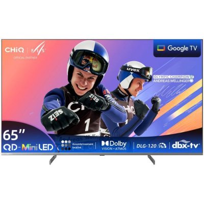 CHIQ  TV Connectée 65 Pouces 4K Mini QLED Google TV (M65QN9G)