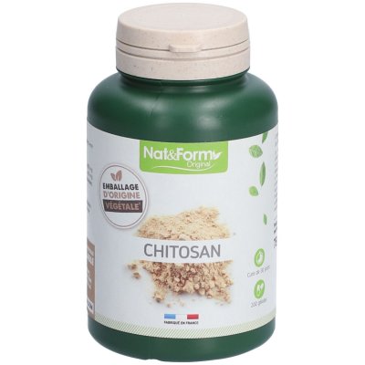 NAT&FORM Chitosan 200 G&eacute;lules - Nat Et Form - Atlantic Nature