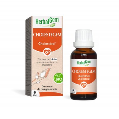 HERBALGEM Cholestegem Bio Flacon compte gouttes  Gemmobase
