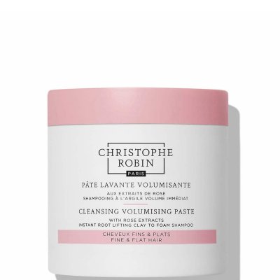 CHRISTOPHE ROBIN  Pate Lavante Volumisante aux Extraits de Rose 250ml