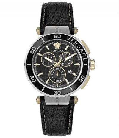 VERSACE Chronographe Homme VE3L00222 Greca Chrono Montrebracelet Quartz