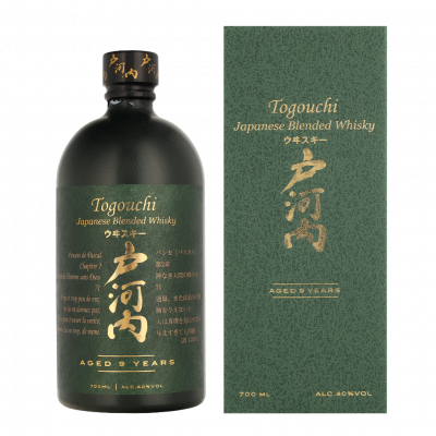WHISKY TOGOUCHI Chugoku Jozo Whisky japonais Togouchi 9 ans 40% - Bouteille 70cl