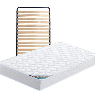 ALTOBUY CHYPRE - Pack Matelas + Lattes 90x190 - 