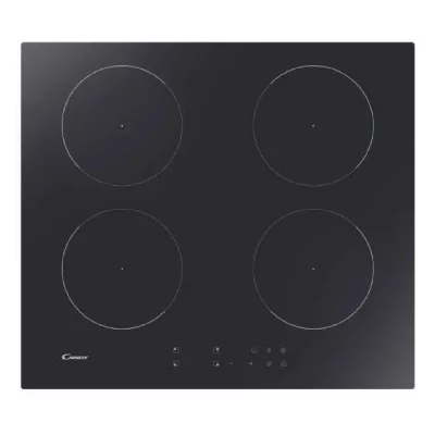 CANDY Ci642ctt 7000w 4 foyers verre c&eacute;ramique noir 