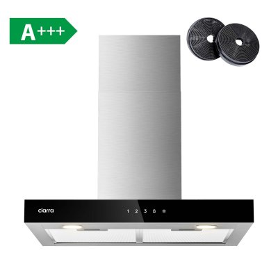 Ciarra classe a++ hotte aspirante tactile 60cm commandes tactiles 4 vitesses