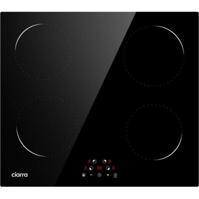 CIARRA  plaque induction 59cm 6000w minuterie touche tactile table de cuisson vitroc&eacute;ramique CD4BIH-C 