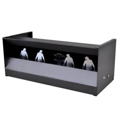 VIDAXL Cible De Tir Magn&eacute;tique R&eacute;ceptacle &Agrave; Plombs 4+1 Cibles Design Zombie