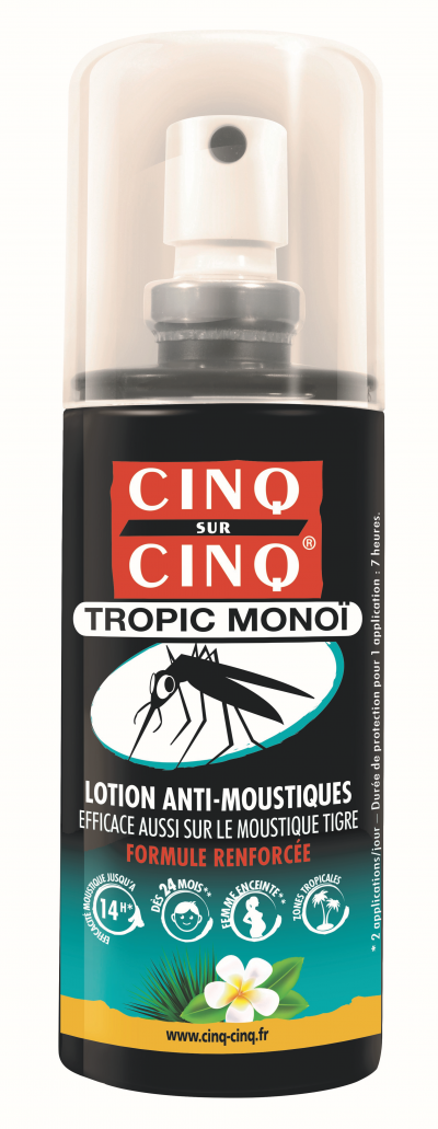 CINQSURCINQ Cinq sur Cinq Spray Tropic Anti-moustiques Mono&iuml; 75 ml
