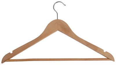 ALBA Cintre classique bois - Lot de 25