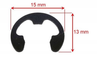 BRANDT Circlip Gauche Ou Droit Roulement Pour Seche Linge Fagor - 57x0614