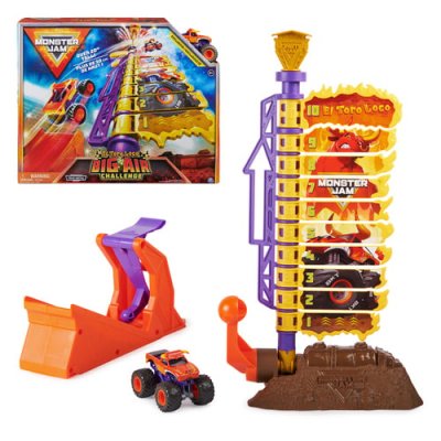 SPIN MASTER Circuit et v&eacute;hicule  Champ Ramp Freestyle Monster Truck
