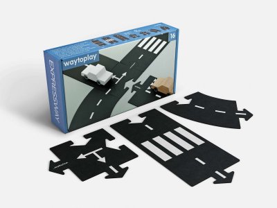 WAYTOPLAY Circuit voiture flexible 16 pces - Expressway - Way to Play