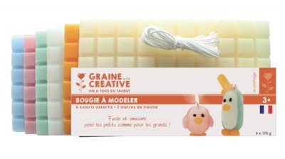  Cire A Modeler 1300g, 6 Teintes Pastelles