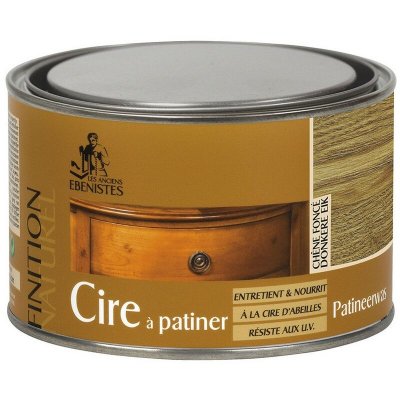 LES ANCIENS EBENISTES CIRE A PATINER 300ML CHENE FONCE - Les anciens &eacute;b&eacute;nistes