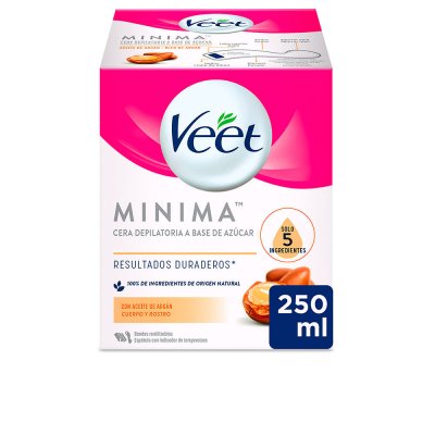 VEET CIRE CHAUDE NATURELLE huile d'argan tous types de peaux 250 ml
