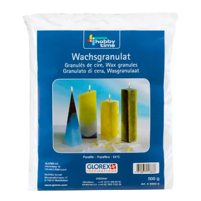 HOBBY TIME Cire en granul&eacute;s Cerosin - 500 g -  - couleur variant