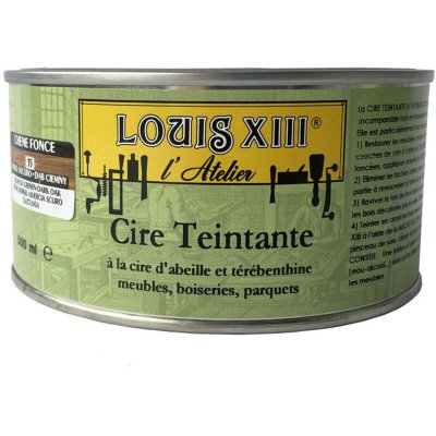 AVEL Cire p&acirc;te teintante &agrave; patiner ch&ecirc;ne fonc&eacute;, 500mL Louis XIII
