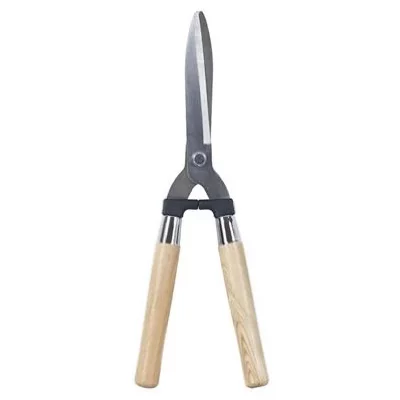 RIBIMEX CISAILLE HAIES 50CM MANCHES BOIS - En acier carbone poli