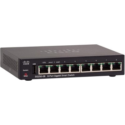 CISCO  250 Series SG250-08 - commutateur - 8 ports - intelligent
