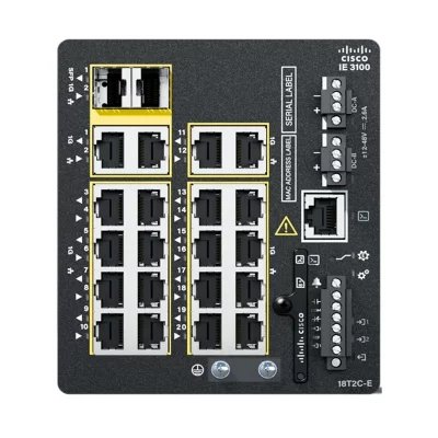 CISCO  Catalyst IE3100 G&eacute;r&eacute; L2/L3 Gigabit Ethernet (10/100/1000) Noir
