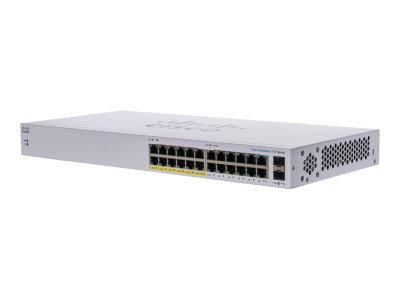 CISCO  CBS110-24PP-EU Unmanaged 24-port GE, (12 support CBS110-24PP-EU