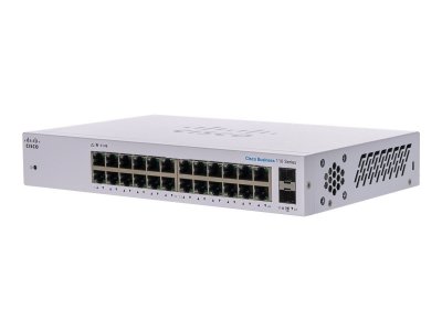 CISCO  CBS110-24T-EU Unmanaged 24-port GE, 2x1G SFP CBS110-24T-EU