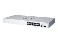 CISCO  CBS220-16P-2G-EU Smart 16-port GE, PoE+ 130W CBS220-16P-2G-EU