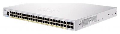 CISCO SYSTEMS Cisco CBS250-48P-4X-EU commutateur r&eacute;seau G&eacute;r&eacute; L2/L3 Gigabit Ethernet (10/100/1000) Argent