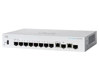 CISCO  CBS350-8S-E-2G-EU Managed 8-port SFP, Ext PS CBS350-8S-E-2G-EU