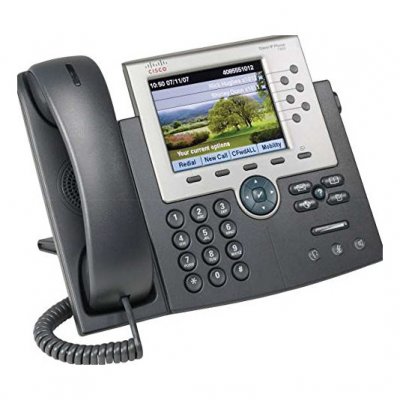 CISCO SYSTEMS Cisco Unified IP Phone 7965G - T&eacute;l&eacute;phone VoIP - SCCP, SIP - 6 lignes - argent, gris fonc&eacute;