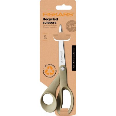 FISKARS Ciseaux recycl&eacute;s pour droitier  - 21 cm