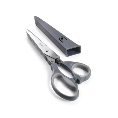 LACOR Ciseaux sp&eacute;cial cuisine 5 lames + peigne de nettoyage