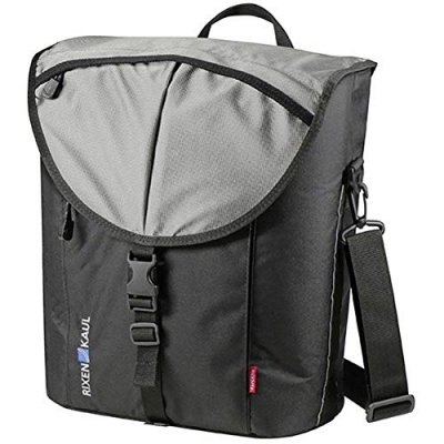 KLICKFIX Cita gta Sacoche pour v&eacute;lo Noir/argent&eacute; 16 x 30 x 35 cm - 