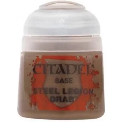 GAMES WORKSHOP Citadel Pot De Peinture - Base : Steel Legion Drab