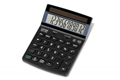 CITIZEN  Calculatrice de Bureau ECC 310 ECO - Noir
