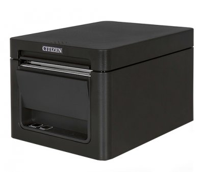 CITIZEN  - LABEL PRINTERS CT-E351 Printer SER Black USB Therm Front EXIT