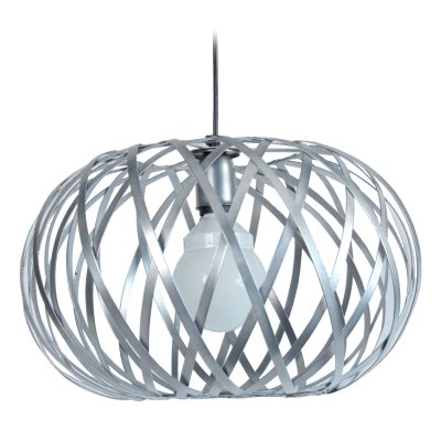 TOSEL Citrouille - suspension globe m&eacute;tal aluminium