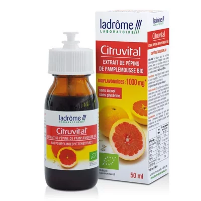 LADROME Citruvital extrait de p&eacute;pins de pamplemousse 1000 mg 