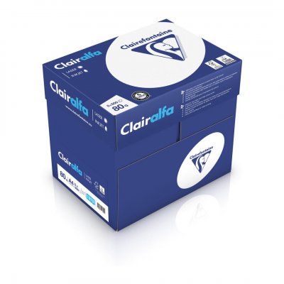 CLAIREFONTAINE CLAIRALFA A4 80G , Palette de 32 Cartons de 5 Ramettes de 500 Feuilles