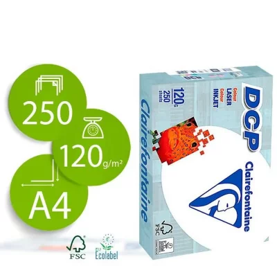 CLAIREFONTAINE Clairalfa - Papier universel DCP, format A4, 120 g/m2, blanc, 250f