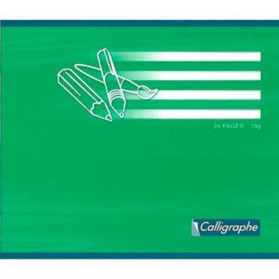CLAIREFONTAINE  Cahier &Agrave; L'italienne Piqu&eacute; 17x14,7 24p Dl5mm 70g