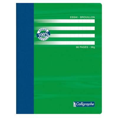 GENERIQUE Clairefontaine Cahier D'essai Piqu&eacute; 17x22 96p S&eacute;y&egrave;s 56g
