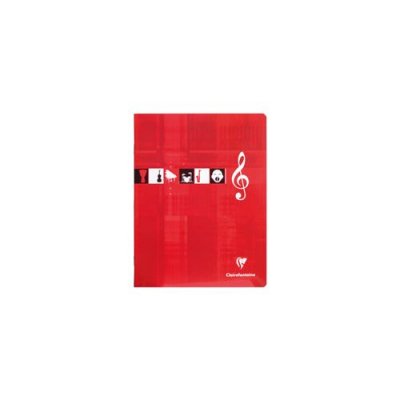 CLAIREFONTAINE  Cahier piq&ucirc;re Musique & Chant, 170 x 220 mm